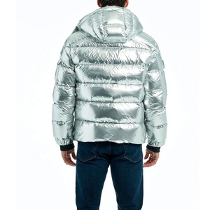 Chaqueta acolchada de manga larga para hombre, con logotipo personalizado impreso, parka de verano, venta al por mayor, novedad de invierno de fábrica - Product Image 6