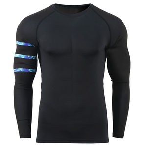 Haut de sport à manches longues pour homme, col rond, avec logo personnalisé imprimé, nouveau style, conçu pour le confort, meilleur prix. - Product Image 6