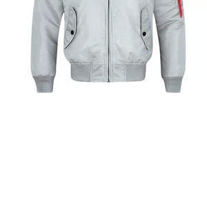 <b>Men</b>’s Slim Fit Bomber <b>Jacket</b> Custom Stand Collar Winter Waterproof Windproof <b>Lightweight</b> Zip-Up Wholesale Supplier - Product Image 1