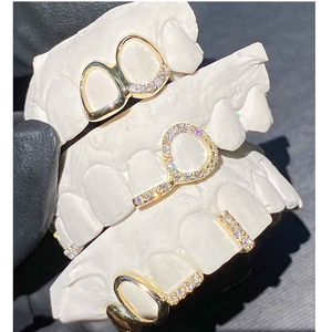 Grillz personnalisés en diamant pour les dents, bijoux dentaires de luxe, accessoire tendance pour hommes et femmes - Product Image 3
