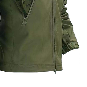 Men's Olive Green Hunting Suit And Set Waterproof Soft <b>Shell</b> Hunting Wear Full Sleeve Solid Color Autumn Outdoor Gear - Product Image 4