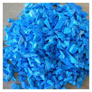 Gran Cantidad de Residuos de Tambor Azul de HDPE Reciclado para la Industria del Reciclaje y Fabricación de Plástico - Product Image 4