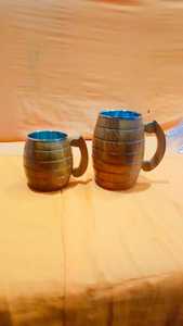 Eco-Friendly Polished Wooden Viking <b>Mug</b> with Hand Carved Engraving and Animal Design-Valentine's Day & Halloween Gift - Product Image 3