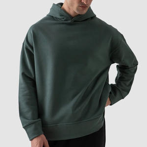 Sweat à capuche oversize de luxe pour homme, 450 g/m², 100 % coton polaire, design uni, produit de mode - Product Image 3