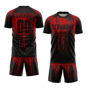 Uniforme de Fútbol Transpirable con Estampado de Manga Corta, Último Diseño, Nuevo Estilo, Uniforme de Fútbol de Primera Calidad - Product Image 3