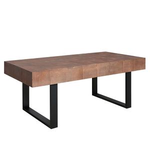 Tavolino da Caffè in Legno Rustico Industriale Fatto a Mano 47.2*23.5x18" Tavolo in Legno Unico e Elegante - Product Image 4