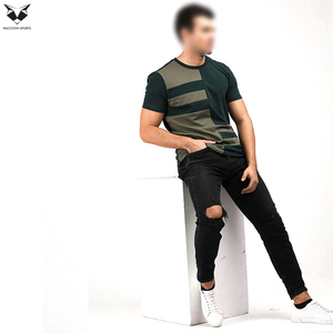 Camisetas de Manga Corta para Hombre, Tejidas en Algodón 100%, Ecológicas, de la Más Alta Calidad, Precio de Fábrica, Servicio OEM - Product Image 3