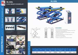 Plataforma Elevadora Hidráulica de Doble Tijera para Autos, Suministro Directo de Fábrica TAYO, Capacidad de Elevación de 3500 kg, Certificación CE - Product Image 3