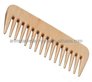 หวีไม้ธรรมชาติอ่อนโยนบนเส้นผมการออกแบบที่ทนทานเป็นมิตรกับสิ่งแวดล้อมเหมาะสำหรับการดูแลหนังศีรษะที่เรียบเนียนและการดูแลหนังศีรษะที่ดีต่อสุขภาพ - Product Image 2