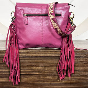 Bolso de Hombro de Cuero Vacuno de Gran Capacidad para Mujer, Diseño Elegante, Hecho a Mano, Estilo Occidental, Bolsos Cruzados - Product Image 5