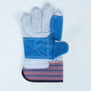 Leather Safety Work <b>Gloves</b> Reinforced Thumb Palm Durable <b>Gloves</b> for Farming Gardening and Industrial Use - Product Image 1