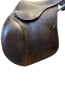 Silla de Doma Inglesa de Cuero Genuino con Armazón de Madera Hecha a Mano, Cómoda, Duradera y Ligera para Equitación - Product Image 3