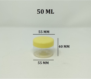 กล่องเก็บอาหารสัตว์เลี้ยงพลาสติกทรงกลมพร้อมฝาปิด 50 มล. - Product Image 2