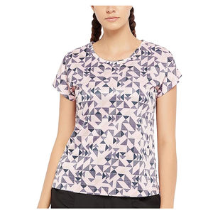 Camiseta Deportiva Holgada para Mujer, 100% Algodón, Secado Rápido, Transpirable, con Tejido de Rizo y Malla, Diseños Personalizados - Product Image 1