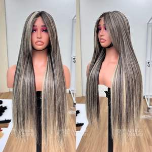 Perruque à fermeture en dentelle 2x6 en gros, cheveux vierges vietnamiens, fermeture Kim, SDD, soyeux et lisse, prêt à porter - Product Image 4