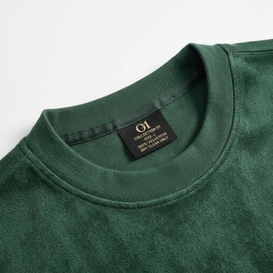 เสื้อยืดโอเวอร์ไซส์ผ้าฝ้าย 100% เนื้อหนา พิมพ์ลายนูน 3 มิติ พรีเมียม แฟชั่น เรียบง่าย สั่งทำได้ สำหรับผู้ชายและผู้หญิง เสื้อแขนกุดลำลอง - Product Image 6