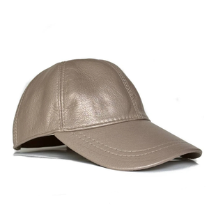 หมวกเบสบอลหนังแท้พิมพ์โลโก้ลายนูนตามสั่งจากโรงงาน ขายส่งจำนวนมาก - Product Image 1