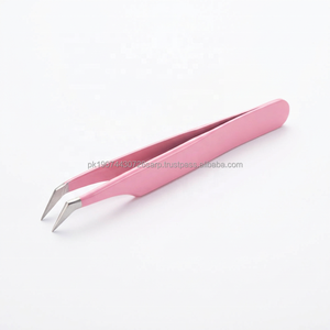 Pince à cils à pointe fine et lisse en acier inoxydable pour extensions de cils, outil professionnel d'extension de cils - Product Image 3
