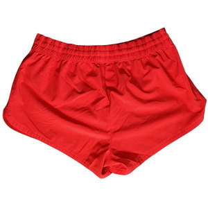 Shorts de Playa de Cintura Alta Elástica en Verde Menta con Logotipo Personalizado, Shorts de Baño Holgados con Estampado de Flamencos Rosas Tropicales para Mujer - Product Image 3