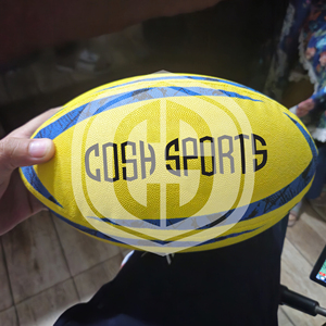 Équipement d'entraînement de football, ballon de rugby de taille officielle personnalisé à vendre en gros, ballon de sport d'équipe - Product Image 2