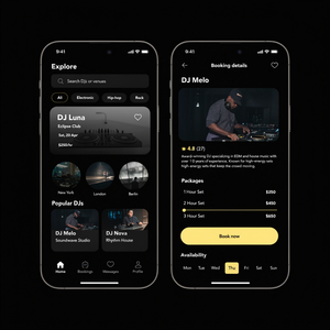 Aplicación para Reserva de DJs con Gestión de Calendario y Disponibilidad - Product Image 4