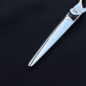 6 inch thuận tay phải kéo cắt tóc thẳng lồi Titan mạ lưỡi sắc nhọn bù đắp tay cầm Bạc Nhật Bản không gỉ - Product Image 5