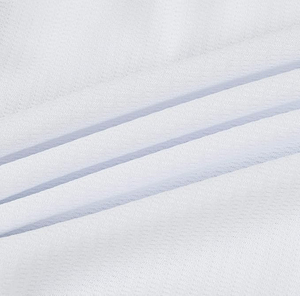 Maillot de baseball blanc vierge de haute qualité unisexe à manches courtes en maille respirante pour le sport - Product Image 3