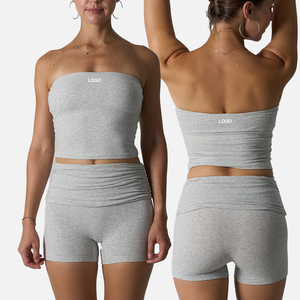 Conjuntos de Yoga de Alto Impacto Más Vendidos, Novedad: Sujetador Deportivo con Espalda Cruzada y Sensación de Segunda Piel, Conjunto de 2 Piezas de Ropa Deportiva para Mujer - Product Image 2