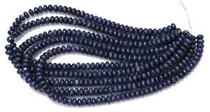 Natural Sodalite Smooth Rondelle <b>Beads</b> 8mm Blue <b>Stone</b> Loose Gemstone <b>Beads</b> Wholesale Sodalite Natural Sodalite Smooth Rondelle - Product Image 2
