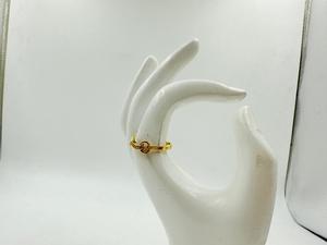 Elegante anillo de racimo chapado en oro, joyería de moda de Metal de latón duradero con brillo lujoso, precio competitivo - Product Image 2