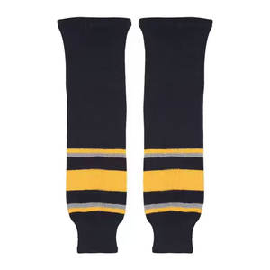 Nouvelles arrivées : Chaussettes de hockey sur glace pour équipe, avec bord élastique et ajustement confortable pour l'entraînement et les matchs. - Product Image 1