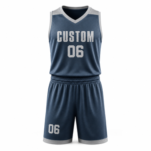 Conjunto de camiseta y pantalones cortos de baloncesto OEM ODM, empresa de fabricación de ropa deportiva en Pakistán, uniforme de baloncesto para hombre con logotipo personalizado. - Product Image 1