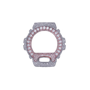 Premium Custom DW6900 Compatible <b>Watch</b> Stainless Steel Iced Out Luxury Mod Edition Custom DW6900 Style Metal <b>Case</b> <b>Watch</b> - Product Image 2