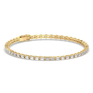 REYES – Bracelets de tennis personnalisés en argent sterling 925, 3 carats, en moissanite, pour elle et lui, accessoires cadeaux de mariage pour femmes, bijoux fins - Product Image 6