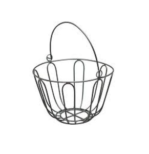 Oval Classic Design Metal <b>Wire</b> <b>Storage</b> <b>Basket</b> Black Circular Multi Purpose Neatening Organizer Customized Designed Metal <b>Basket</b> - Product Image 5