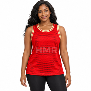 Maillot de basket respirant en mesh brodé HMR Sorority Sisterhood pour femmes, maillot universitaire - Product Image 1