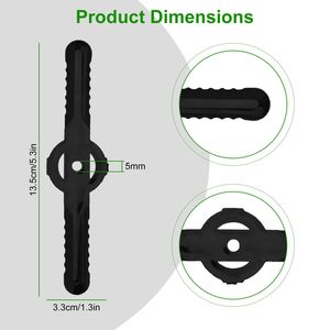 32 lame di ricambio in plastica per decespugliatore a batteria D0102HGP2XU per la rimozione delle erbacce - Product Image 2