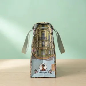 Bolsa Térmica Laminada Reutilizable Personalizada - Diseño Profesional para Panadería, Impresión de Logotipo Personalizado - Product Image 2