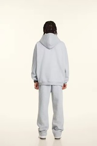 Conjunto Deportivo de Chándal con Logotipo Bordado Personalizado, Estilo Urbano, Bloques de Color, Sudadera y Pantalones Deportivos, Cortavientos para Hombre - Product Image 2