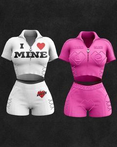 2026 Women's 2-Piece Street Sportswear <b>Set</b> Hooded Full-Sleeve T-Shirt and Knee-Length Shorts Breathable Non-Pilling - Product Image 2