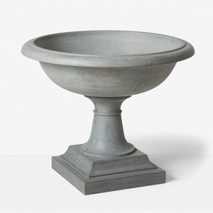 Bac à plantes en aluminium moulé avec patine antique, pot de fleurs d'extérieur, pour propagation S/M/L WB - Product Image 1