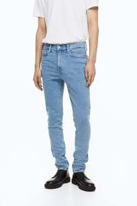 <b>Men</b> Unique Blue Denim Pant for <b>Men</b> Casual Style Soft Comfortable High Street Trending Waist <b>Elastic</b> Stylish Denim Pant For <b>Men</b> - Product Image 4
