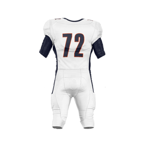 Camiseta de Fútbol Americano Juvenil de Alta Calidad en Poliéster con Patrones de Números en Blanco Uniformes Juveniles Americanos - Product Image 3