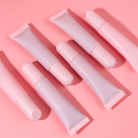 Gloss à lèvres liquide hydratant, waterproof, végan, teinté, aromatisé aux fruits, 6 couleurs, 21g, taille standard, certifié MSDS, rose