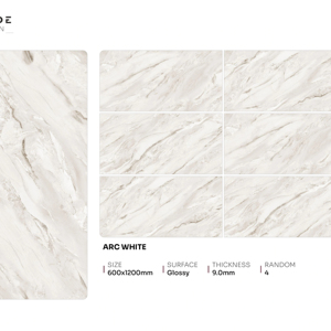 Carreaux de porcelaine brillants de haute qualité, taille 600x1200, grands carreaux pour sols et murs, pour villas, appartements et intérieurs d'hôtels - Product Image 1