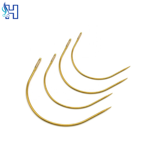Aiguille à coudre professionnelle de type C, courbée, pour la réparation des extensions de cheveux et la fabrication de perruques - Product Image 1