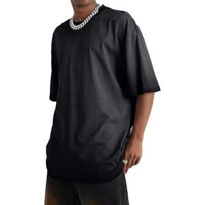 Camiseta Unisex de algodón de peso pesado 2025 para hombre, Camisetas Básicas de manga corta Vintage de gran tamaño, Camisetas Básicas de peso de tela de 230G - Product Image 3