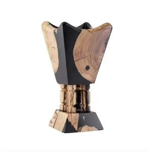 Quemador de incienso de resina de lujo, quemador de incienso árabe Oud, difusor de aroma decorativo, decoración islámica para el hogar, soporte para incienso - Product Image 1