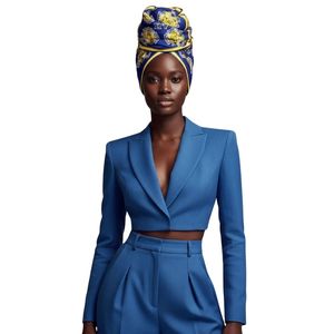 Écharpe Sigma Gamma Rho Bleu Royal et Or, Accessoire de Mode Léger et Élégant pour Sororité Grecque, Idéal comme Cadeau - Product Image 5