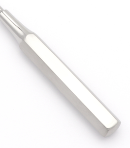 Bernard Root Tip Elevator Left Angled 4mm 15.5cm Short Hollow Handle Bayonet Syndesmotome Instrument chirurgical d'extraction dentaire - Product Image 3